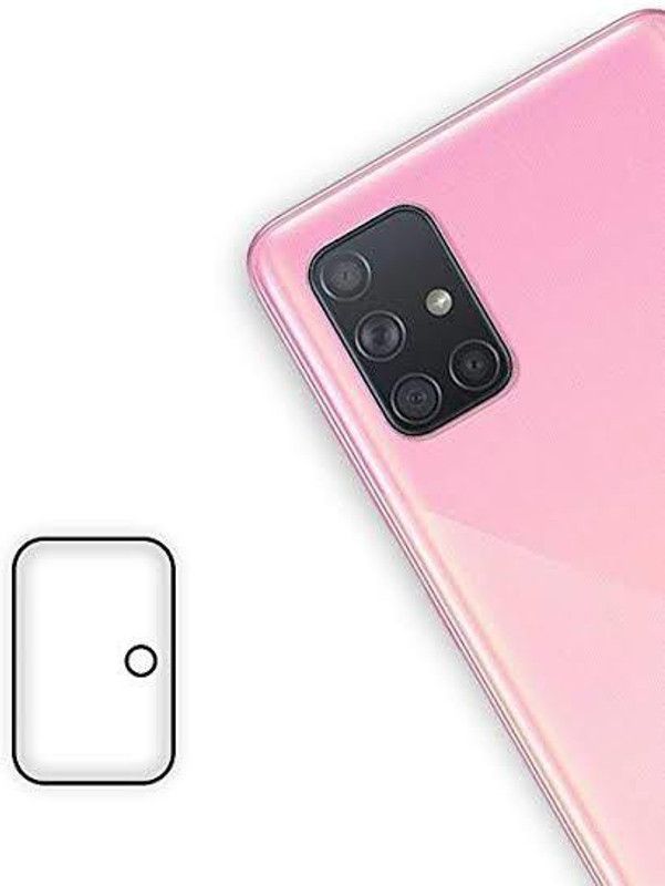 RUNEECH Back Camera Lens Glass Protector for Samsung galaxy A71  (Pack of: 1)