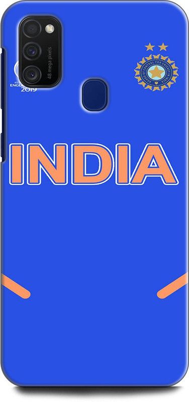 Afterglow Back Cover for SAMSUNG Galaxy M21 INDAIN CRICKET TEAM, SPORTS, CRICKET, FLAG  (Multicolor, Shock Proof, Pack of: 1)