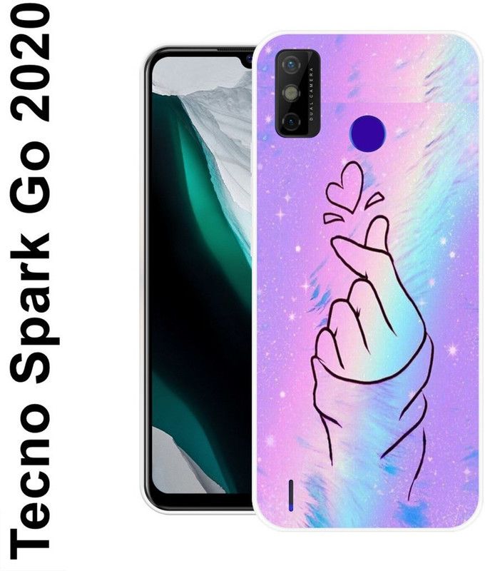 KLC Back Cover for Tecno Spark Go 2020, Tecno Spark 6 Go, Tecno Spark Go 2021  (Multicolor, Silicon)