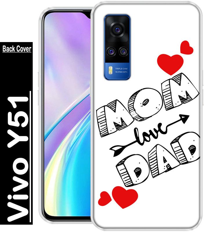 KUDI Back Cover for Vivo Y51, Vivo Y51A  (Multicolor, Grip Case, Silicon, Pack of: 1)