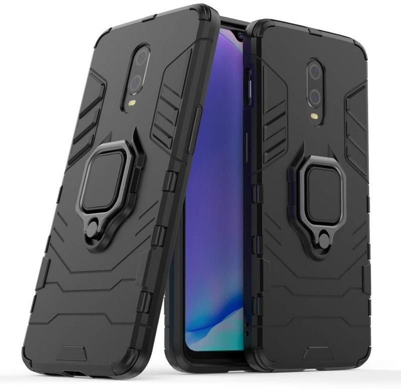 Elica Bumper Case for Realme X  (Black, Rugged Armor, Pack of: 1)