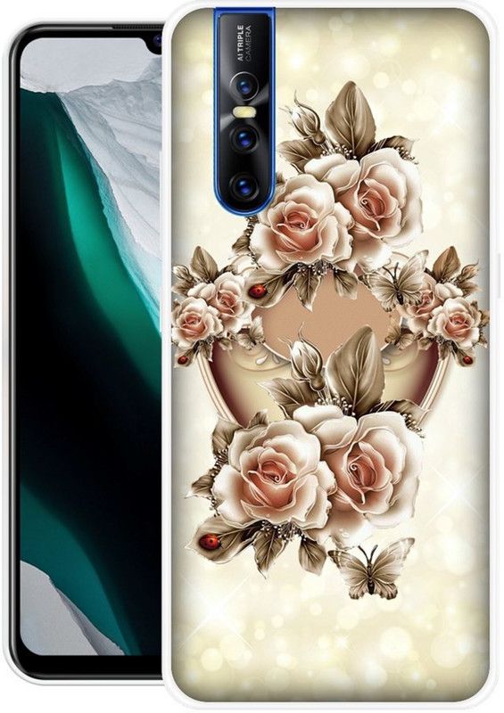REALKING Back Cover for Vivo V15 Pro  (Multicolor, Silicon)