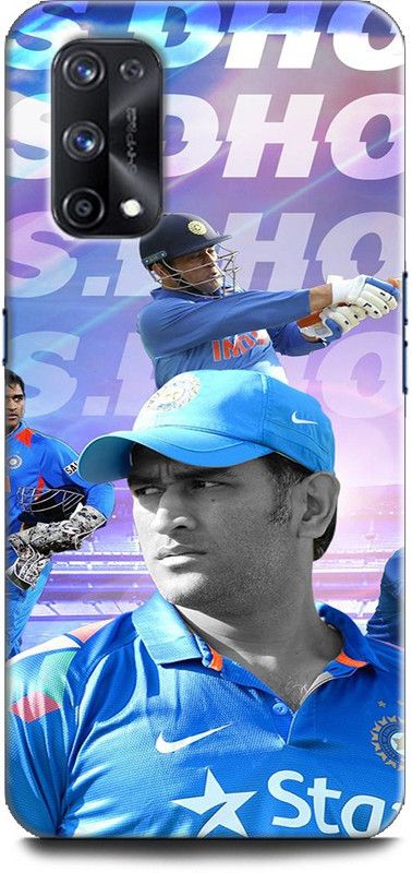 Afterglow Back Cover for Realme X7 Pro, RMX2121 MS DHONI, CRICKET, DHONI, MSD, INDIAN KHILADI, KHILADI  (Multicolor, Shock Proof, Pack of: 1)