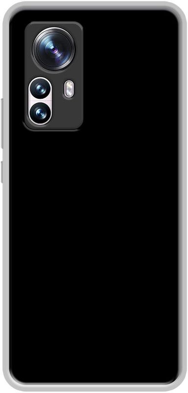 Casotec Back Cover for Xiomi 12 Pro 5G  (Black, Flexible, Silicon, Pack of: 1)