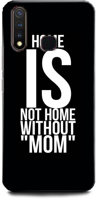 Afterglow Back Cover for Vivo U3 Home is not home without Mom, Motivation, Quotes  (Multicolor, Dual Protection, Pack of: 1)