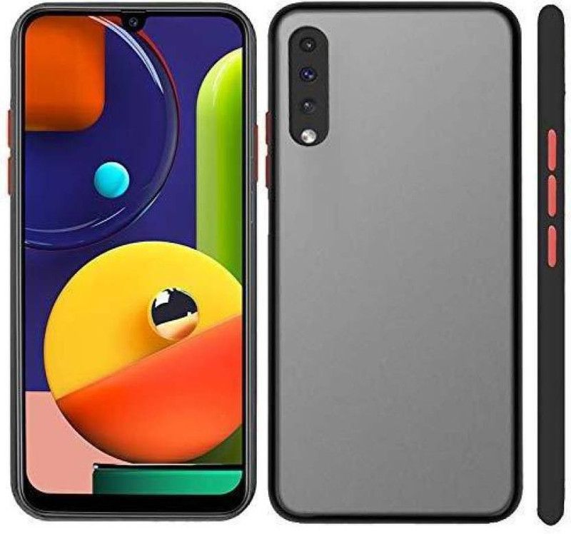 FIVE-O Back Cover for Samsung Galaxy A30S  (Black, Camera Bump Protector, Pack of: 1)
