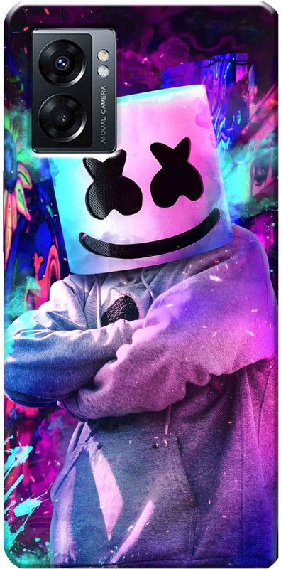 StroFit Back Cover for Oppo A77 5G 2640  (Multicolor, Camera Bump Protector, Silicon, Pack of: 1)