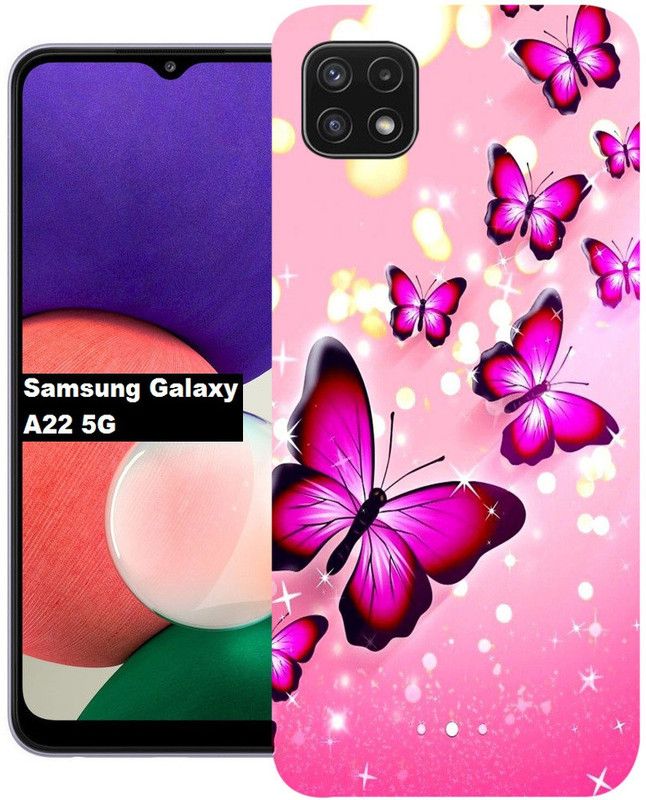 BeauCase Back Cover for Samsung Galaxy A22 5G  (Multicolor, Dual Protection, Silicon, Pack of: 1)