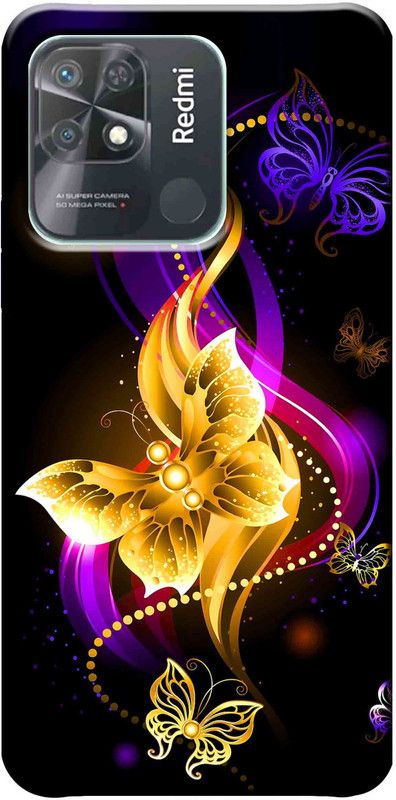 Auqueno Back Cover for Redmi 10 2584  (Multicolor, Shock Proof, Silicon, Pack of: 1)