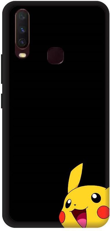URCHIN Back Cover for vivoY12 Pikachu, Cartoon, Pokemon, Cute, Pikachu Pokemon, Love  (Multicolor, Shock Proof, Pack of: 1)