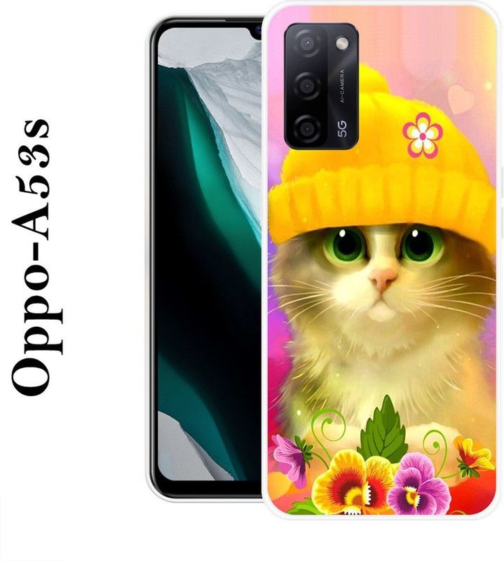 Sswastik Back Cover for Oppo A53s  (Multicolor, Silicon)
