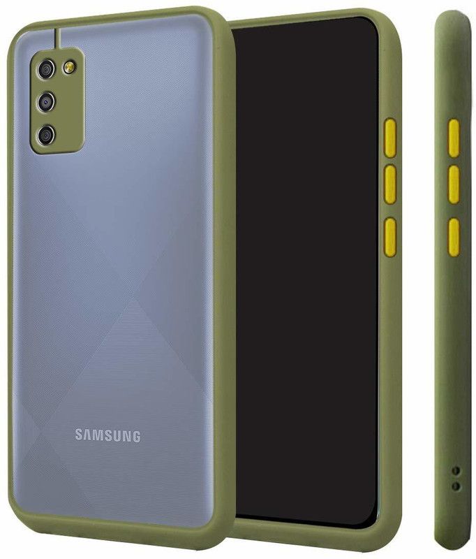 YOCOLOURS Back Cover for Samsung Galaxy M02s  (Green, Pack of: 1)