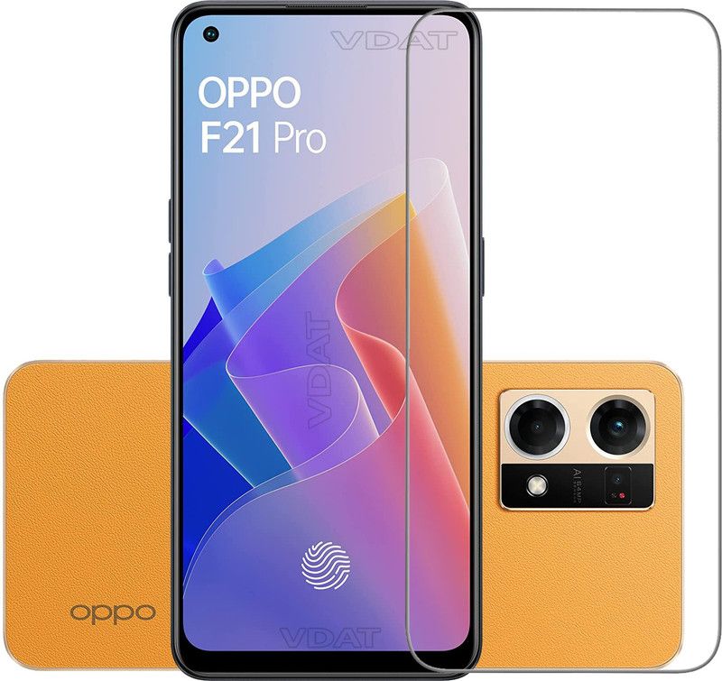VDAT Tempered Glass Guard for OPPO F21 pro  (Pack of 1)