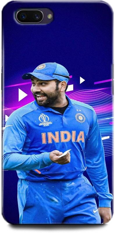 Afterglow Back Cover for Realme C1 ROHIT SHARMA, BCCI,CRICKETER, INDIAN KHILADI, IPL, MI, T20  (Multicolor, Shock Proof, Pack of: 1)
