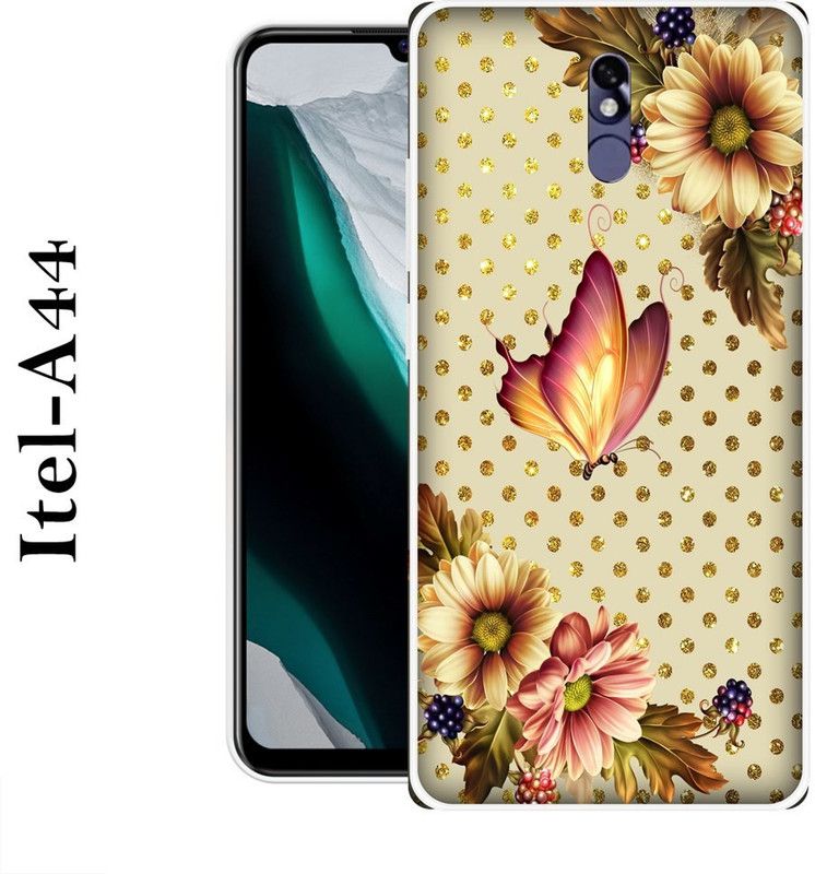 Sswastik Back Cover for Itel A44, Itel A44 Pro  (Beige, Silicon)