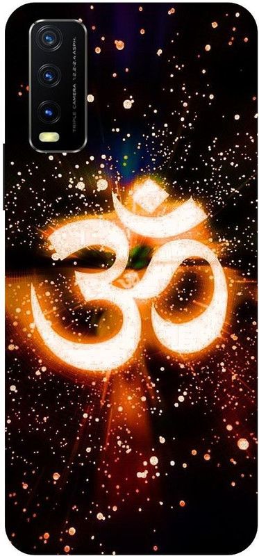 THE NARAYANA COLLECTIONS Back Cover for VIVO Y20A-V2052-V2054-OM,NAMAH,SHIVAY,MAHADEV,NEON  (Multicolor, Hard Case, Pack of: 1)