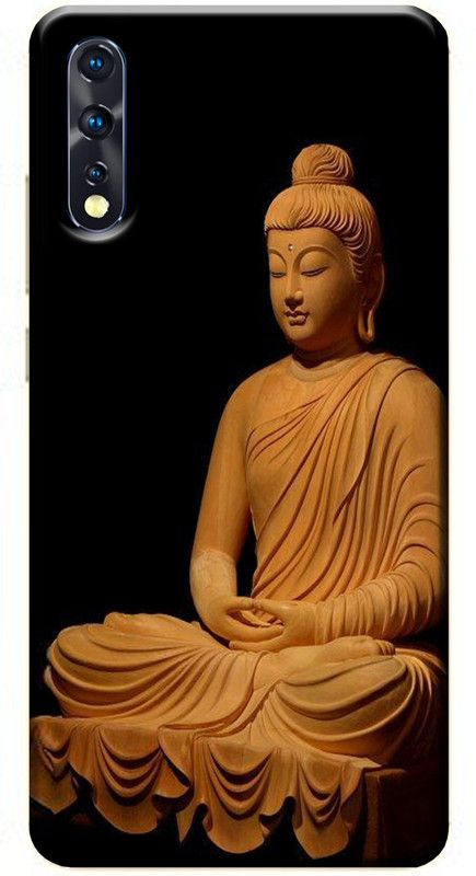 MORITZ Back Cover for Vivo S1  (Black, Brown, Anti-radiation, Silicon, Pack of: 1)