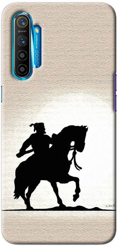 NDCOM Back Cover for REALME XT Shivaji Maharaj Printed  (Multicolor, Hard Case, Pack of: 1)