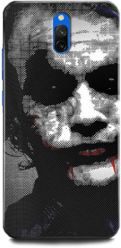 WallCraft Back Cover for Redmi 8A Dual JOKER, ANIME, JACQUINN, DC COMIC, JOKER FACE  (Multicolor, Dual Protection, Pack of: 1)