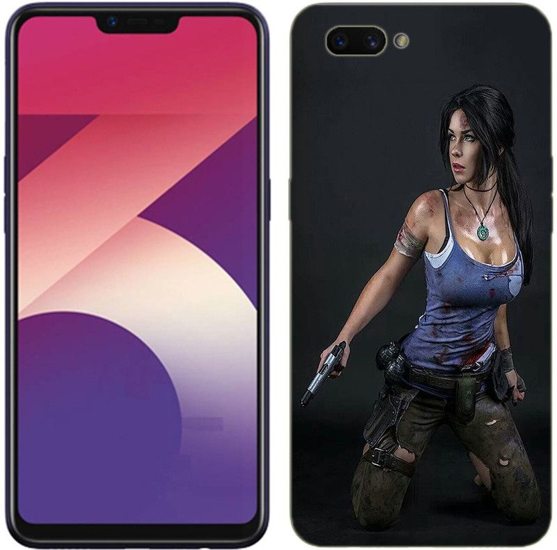 METOO Back Cover for Oppo CPH1803, Pubg Design Back Cover Print : 23  (Multicolor, Dual Protection, Silicon, Pack of: 1)