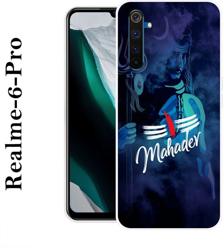 SUPERCASE Back Cover for Realme 6 Pro  (Blue, Black, Grip Case, Silicon)