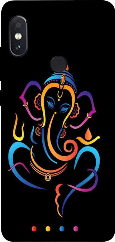LIKELOOK Back Cover for Mi Redmi Note 5 Pro ( Ganeshji, Vinayak, Ganpati )  (Multicolor, Shock Proof, Pack of: 1)