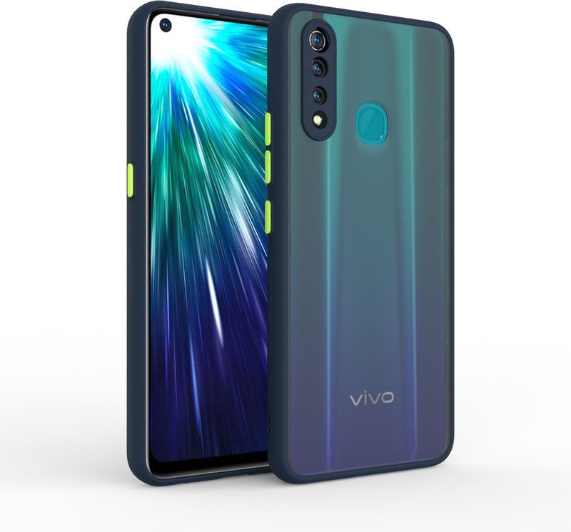 CaseWEB Back Cover for Vivo Z1 Pro  (Blue, Hard Case, Pack of: 1)