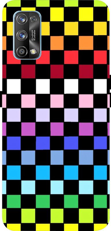 LIKELOOK Back Cover for Realme 7 Pro, ( Rainbow, Colorful, Multicolor )  (Multicolor, Shock Proof)