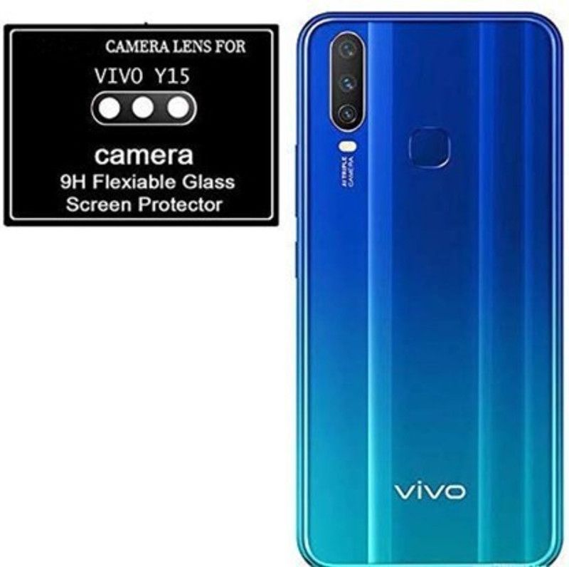 lazzy In hub Back Camera Lens Glass Protector for VIVO Y15  (Pack of: 1)