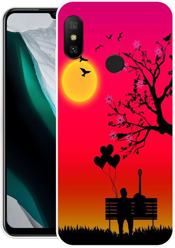 INDIALAND Back Cover for Mi Redmi 6 Pro  (Multicolor, Grip Case, Silicon)