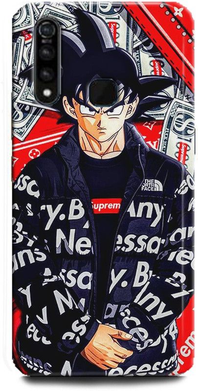 INDICRAFT Back Cover for Vivo Z1Pro, Vivo 1951, Supreme Goku, Printed  (Multicolor, Shock Proof, Pack of: 1)