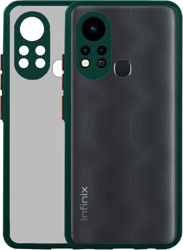 Lilliput Back Cover for Infinix Hot 11s  (Green, Pack of: 1)