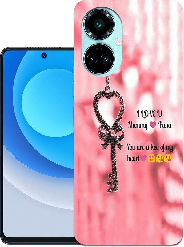 KRIDHA Back Cover for Tecno Camon 19 Pro  (Pink, Flexible, Silicon)