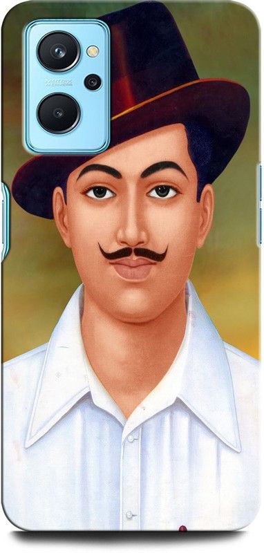 ORBIQE Back Cover for OPPO A96 BHAGAT SINGH, FREEDOM FIGHTER, INDIAN, NATIONAL, INQLAB JINDABAD  (Multicolor, Hard Case, Pack of: 1)