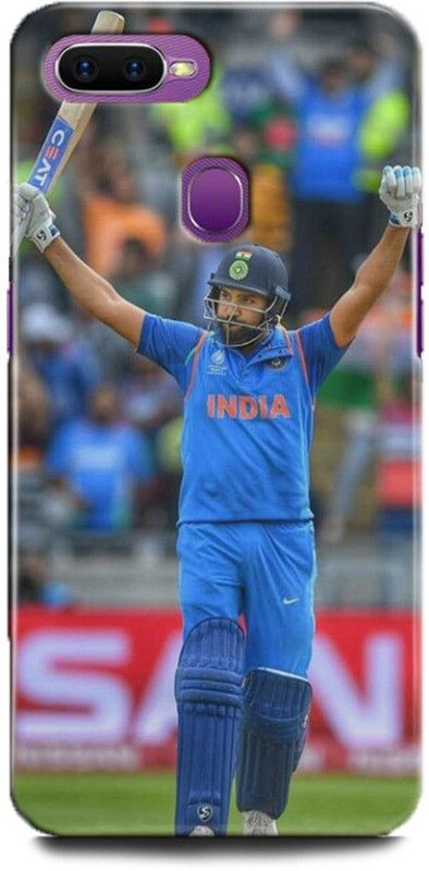 INTELLIZE Back Cover for Oppo A7/CPH1901 rohit sharma,Printed  (Multicolor, Shock Proof)