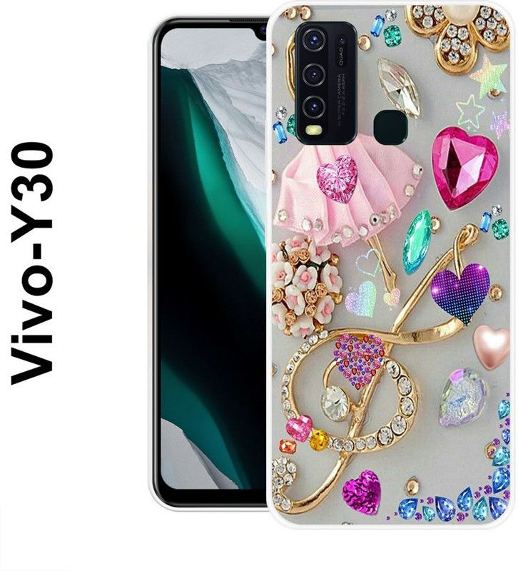 Sswastik Back Cover for Vivo Y30, Vivo Y50  (Multicolor, Grip Case, Silicon)