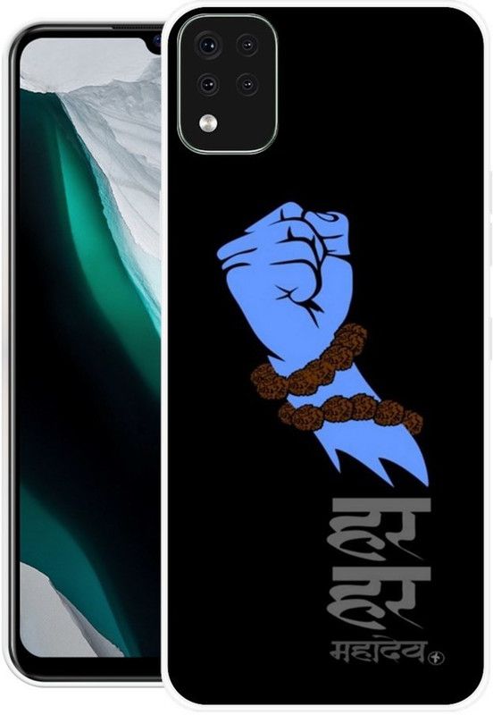 MUSKAY Back Cover for LG K42  (Black, Blue, Grip Case, Silicon, Pack of: 1)