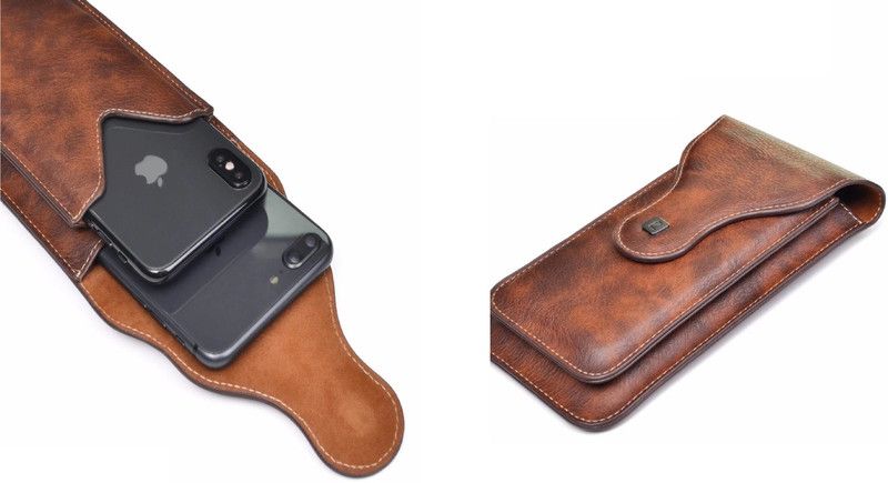 realtech Pouch for Mi Redmi Y1 Lite  (Brown, Dual Protection, Pack of: 1)
