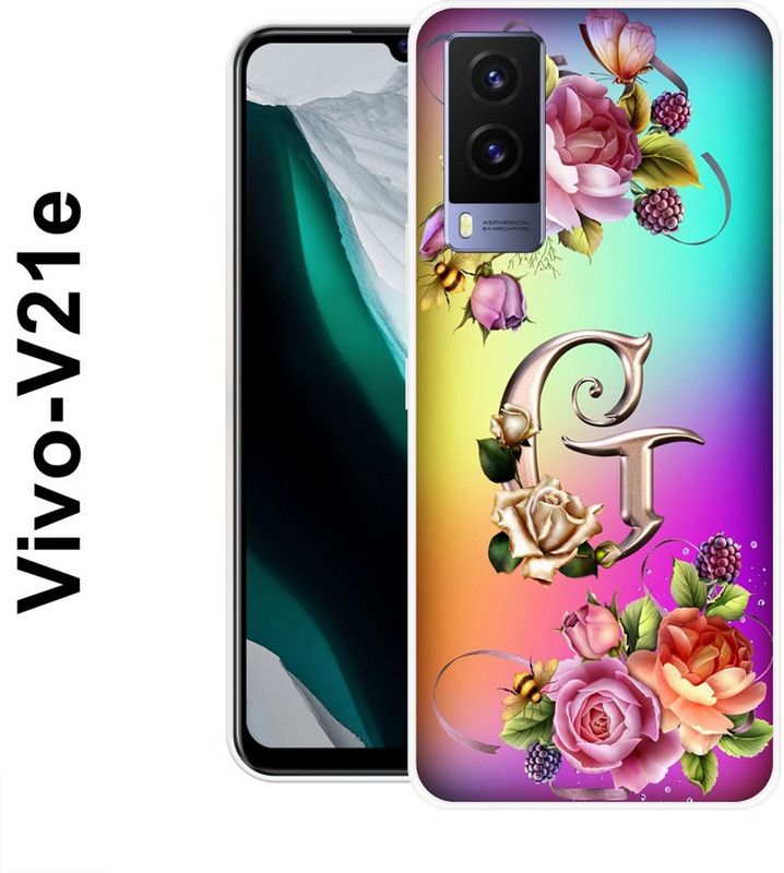 redfly Back Cover for Vivo V21e  (Multicolor, Silicon)