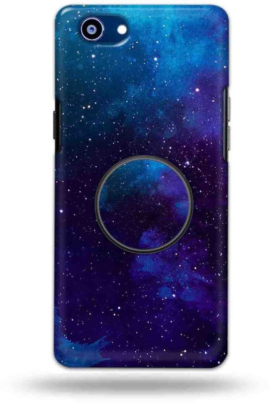 NDCOM Back Cover for OPPO Realme 1  (Blue, Purple, Cases with Holder, Pack of: 1)