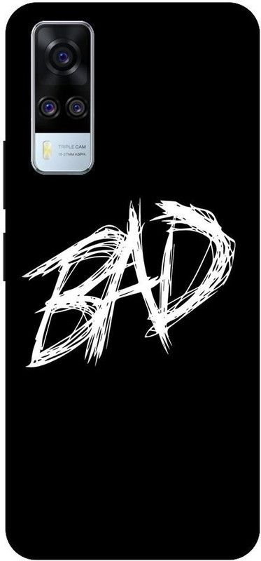 URCHIN Back Cover for Vivo Y51A Bad Boy, Black and white, attitude, Cool, Style  (Multicolor, Shock Proof, Pack of: 1)