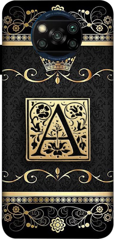 JAIBHAGWAN Back Cover for MI Poco X3 Pro, MI Poco X200  (Gold, Hard Case, Pack of: 1)