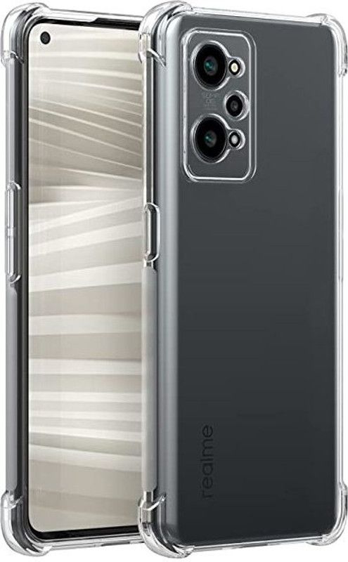 CoverX Back Cover for Realme GT 2 Pro Crystal Clear Perfect Fit Plain Silicon Bumper Transparent Case  (Transparent, Shock Proof, Silicon, Pack of: 1)