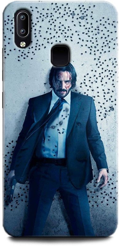 Afterglow Back Cover for Vivo V9 Youth JOHN WICK, MOVIE, COOL, MOVIE POSTER, GUN  (Multicolor, Shock Proof, Pack of: 1)