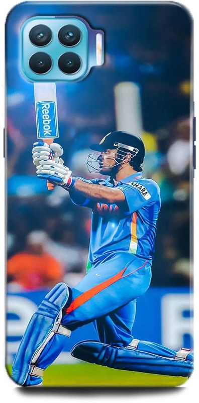 Afterglow Back Cover for Oppo F17 Pro DHONI RAINA, SPORTS, TEAM, MAHI, CRICKET  (Multicolor, Shock Proof, Pack of: 1)