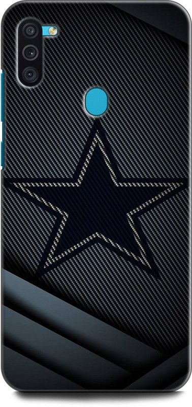 Afterglow Back Cover for SAMSUNG Galaxy M11 STAR, BLACK STAR, COWBOYS, DALLAS  (Multicolor, Shock Proof, Pack of: 1)
