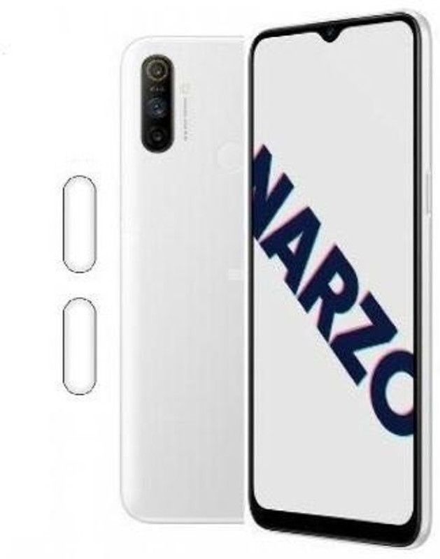 SHAKU Back Camera Lens Glass Protector for Realme-Narzo-10-A  (Pack of: 2)