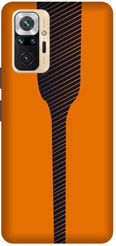 GRAFIQE Back Cover for REDMI Note 10 Pro  (Orange, Black, Shock Proof, Pack of: 1)