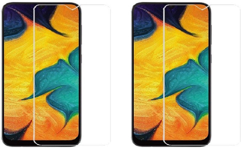 HOBBYTRONICS Tempered Glass Guard for Samusng A30  (Pack of 2)