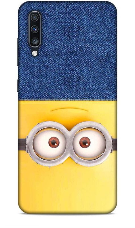 Keviv Back Cover for Samsung Galaxy A70s, Samsung Galaxy A70  (Blue, Yellow, Hard Case)